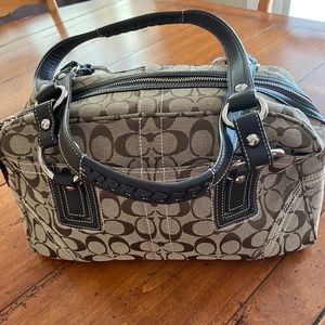 Coach Monogram Satchel